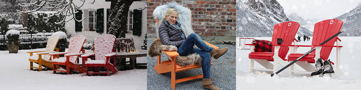 Adirondack Chair im Winter