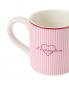 Preview: Lexington Stoneware Mug Pink,White