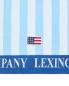 Preview: Lexington Summer Cotton Velour Beach Towel Blue White