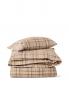 Preview: Lexington Bettwäsche Checked Cotton Flannel Fudge