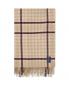 Preview: Lexington Checked Recycled Wool Throw Beige/Fig
