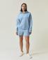 Preview: Lexington Half-Zip Logo Sweatshirt Light Blue Melange