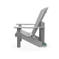 Preview: Adirondack Chair in Light Grey Preview: Adirondack Chair in Light Grey
