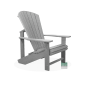 Preview: Adirondack Kanadischer Chair in Light Grey Preview: Adirondack Kanadischer Chair in Light Grey
