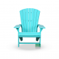 Preview: Adirondack Kanadischer Deckchair Red Preview: Adirondack Kanadischer Deckchair Red