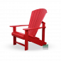 Preview: Adirondack Kanadischer Chair Red Preview: Adirondack Kanadischer Chair Red
