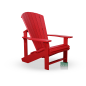 Preview: Adirondack Kanadischer Chair Red Preview: Adirondack Kanadischer Chair Red