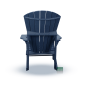 Preview: Adirondack Chair Canada Navy Blue hinten Preview: Adirondack Chair Canada Navy Blue hinten