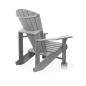 Preview: Adirondack Deckchair in Light Grey Preview: Adirondack Deckchair in Light Grey
