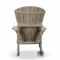 Preview: Adirondack Stuhl Classic Kanadischer Relaxsessel Beige Preview: Adirondack Stuhl Classic Kanadischer Relaxsessel Beige
