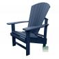 Preview: Adirondack Chair Comfort Canadian Deckchair Navy Blue