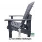 Preview: Adirondack Chair Club Canadian Deckchair Slate Grey Preview: Adirondack Chair Club Canadian Deckchair Slate Grey