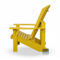 Preview: Adirondack Kanadischer Classic Deckchair Yellow Preview: Adirondack Kanadischer Classic Deckchair Yellow