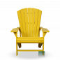 Preview: Adirondack Kanadischer Classic Deckchair Yellow Preview: Adirondack Kanadischer Classic Deckchair Yellow