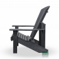 Preview: Adirondack Kanadischer Sessel Deckchair Classic Slate Grey Preview: Adirondack Kanadischer Sessel Deckchair Classic Slate Grey