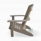 Preview: Adirondack Chair USA Classic Beige, Seite, schick