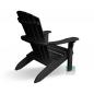 Preview: Adirondack Chair USA Classic Black Preview: Adirondack Chair USA Classic Black