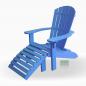 Preview: Adirondack Chair USA Classic Blue, Fusshocker