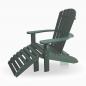 Preview: Adirondack Chair USA Classic Green, Fussteil