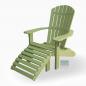 Preview: Adirondack Chair USA Classic Lime, mit Fussteil