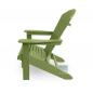 Preview: Adirondack Chair USA Classic Relax Kiwi linke Seitenansicht – komfortabler Gartenstuhl