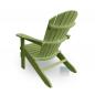 Preview: Adirondack Chair USA Classic Relax Kiwi Seitenansicht links hinten – klassischer Adirondack Chair