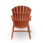 Preview: Adirondack Chair USA Classic Relax Mango Orange Rückansicht – stabiler wetterfester Adirondack Gartenstuhl