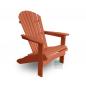Preview: Adirondack Chair USA Classic Relax Mango Orange Seitenansicht rechts – moderner Adirondack Gartenstuhl