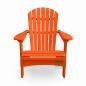Preview: Moderner Adirondack Gartenstuhl USA Classic Relax Orange – hochwertiger Relaxsessel für stilvolle Outdoor-Wohnbereiche.