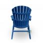 Preview: Ergonomischer Adirondack Chair USA Classic Relax Pacific Blue mit Holzoptik