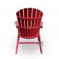 Preview: Adirondack Chair USA Classic Relax Red Rückseite stabiler Adirondack Gartenstuhl