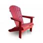 Preview: Adirondack Chair USA Classic Relax Red Seitenansicht rechts Garten Relaxstuhl