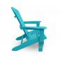 Preview: Adirondack Chair USA Classic Relax Türkis rechte Seitenansicht – ergonomischer Gartenstuhl