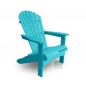 Preview: Adirondack Chair USA Classic Relax Türkis Seitenansicht rechts – moderner Adirondack Gartenstuhl