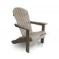 Preview: Adirondack Chair USA Classic Relax Weatherwood Seitenansicht rechts – moderner Adirondack Chair