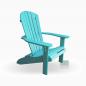 Preview: Adirondack Chair USA Classic Turquoise, Outdoor, seitlich