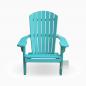 Preview: Adirondack Chair USA Classic Turquoise, Front Preview: Adirondack Chair USA Classic Turquoise, Front