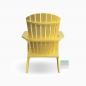 Preview: Adirondack Chair USA Classic Yellow, Rueckseite