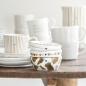 Preview: Bastion Collections Bowl Sauce White/Brown print as (3er)