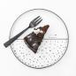 Preview: Bastion Collection Dessert Teller Love at the first Bite grey, Mood, modern, schoen