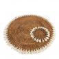 Preview: The Colonial Shell Placemat - Natural Brown, Sets, modern