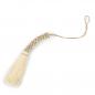 Mobile Preview: The Cowrie & Cotton Tassel - Natural, schoen, Baumwolle