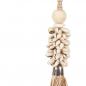 Preview: The Cowrie and Raffia Tassel - Natural, wunderschoen