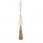 Mobile Preview: The Cowrie and Raffia Tassel - Natural, modern, schick