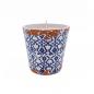 Preview: Citronella Outdoor Duftkerze Costa Batik Azul