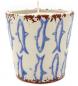 Preview: Citronella Outdoor Duftkerze Sardine Blau Tauchend 10cm x 10cm, modern, schick