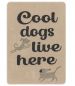 Preview: David Fussenegger Haustierdecke cool dogs 70x90