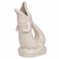 Preview: Croggle Jug XL Cream als stilvoller Wasserkrug auf modern gedecktem Esstisch