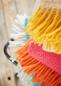 Preview: D&T Wolldecke Punto Pink/Orange, Mood, bunt, weich, schick
