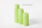 Preview: Dekocandle Cylinder Kerze Mint green 5,7cm x 10cm